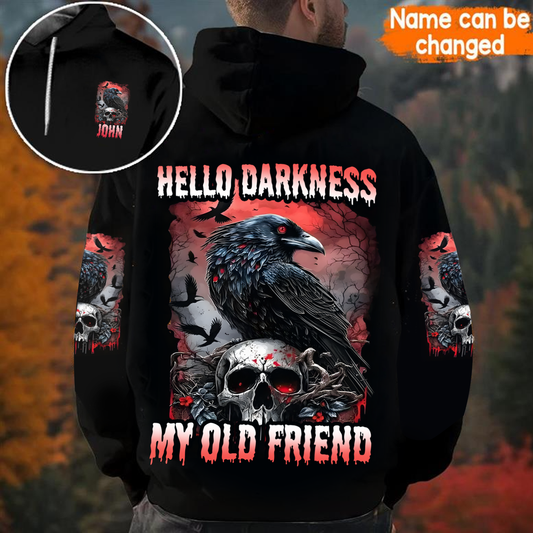 Hello Darkness My Old Friend - Personalize All Over Print