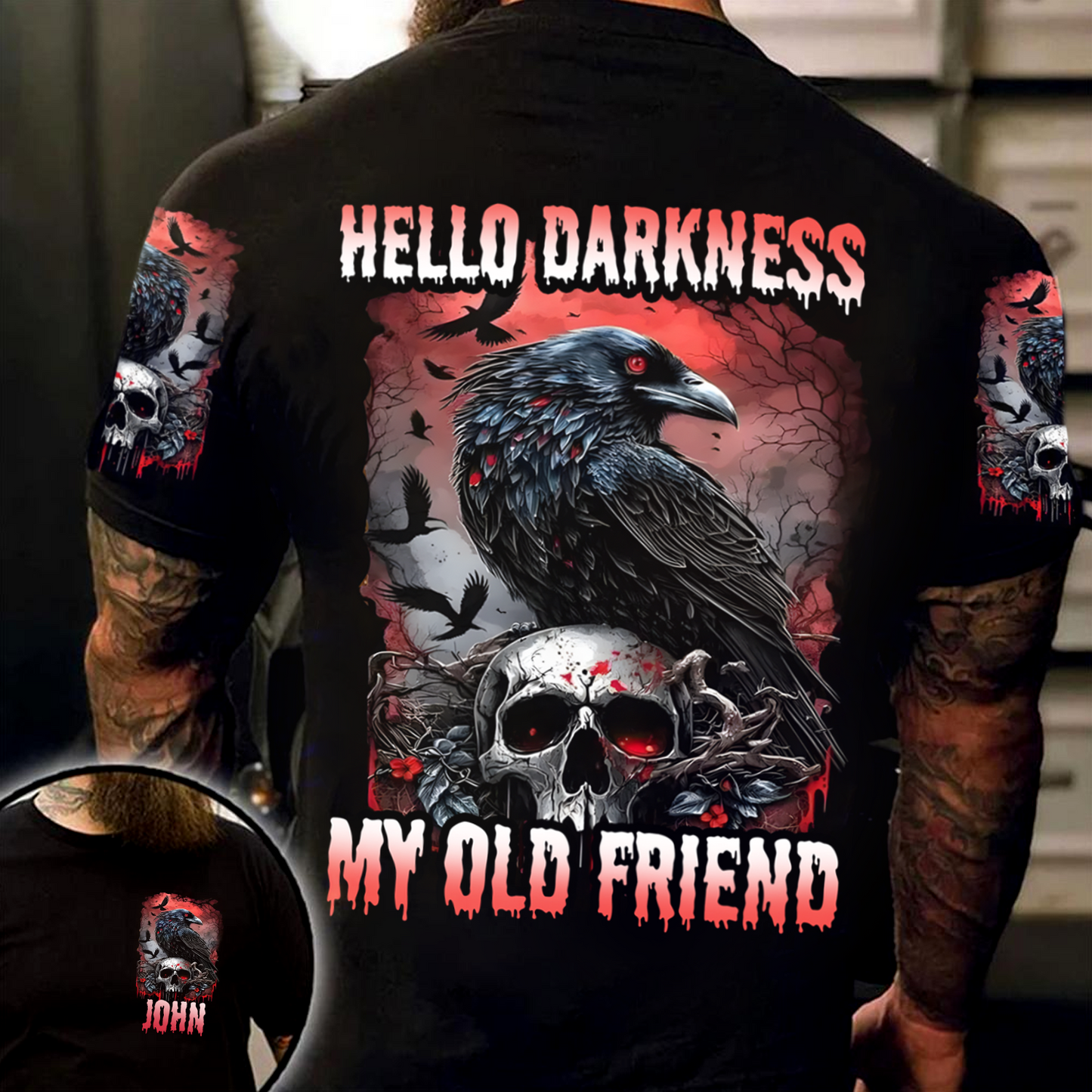 Hello Darkness My Old Friend - Personalize All Over Print