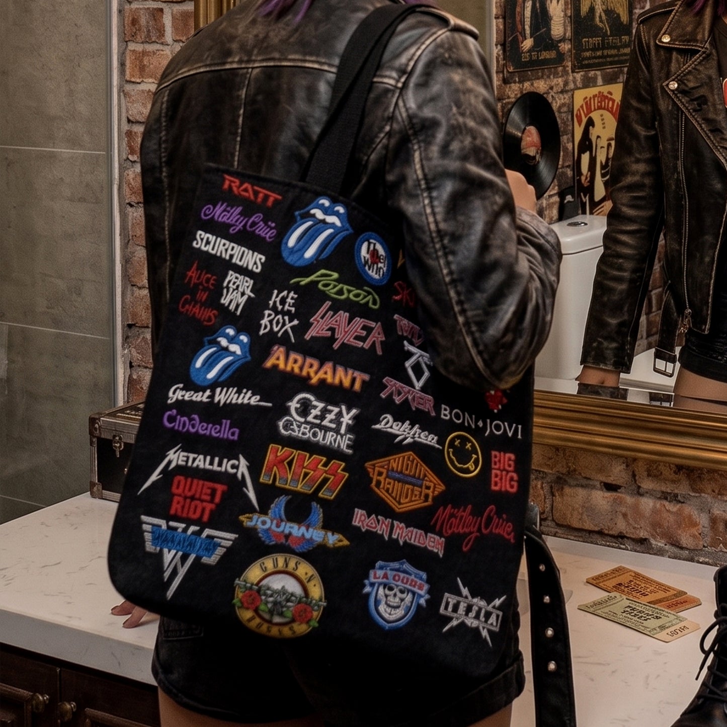 Rock Lovers - Classic Rock  Legends Editions Tote Bag Version 1