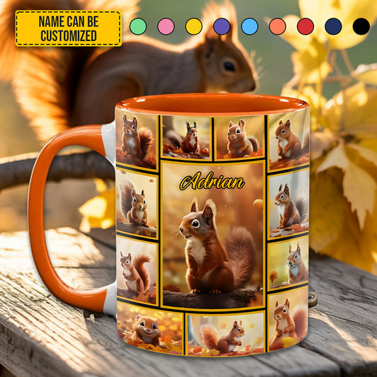Squirrel Collection - Personalized Accent Mug