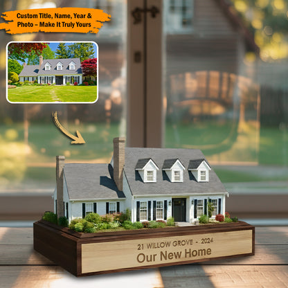 Home Memories – Personalized House Acrylic Plaque