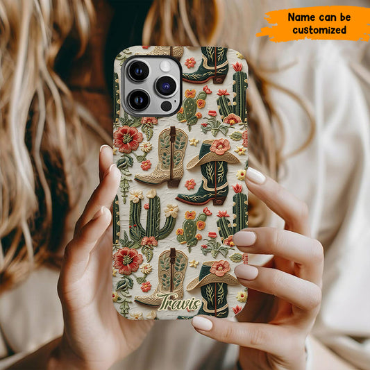 Personalized CowBoy Cowgirl Phone Case