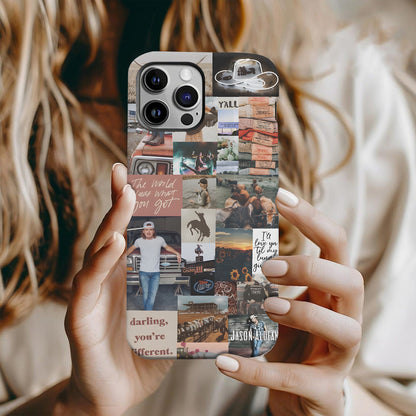 Country Soul Collage – Western Charm Phone Case
