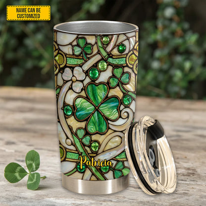 Personalized St. Patrick’s Day Shamrock Tumbler