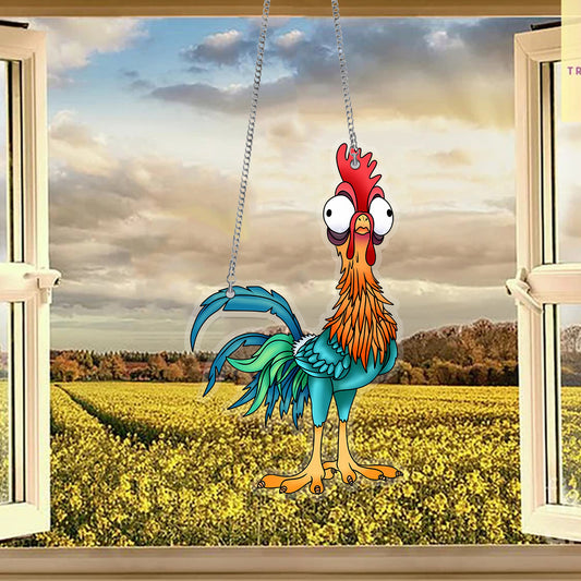 Chicken Cute Acrylic Window Hanging