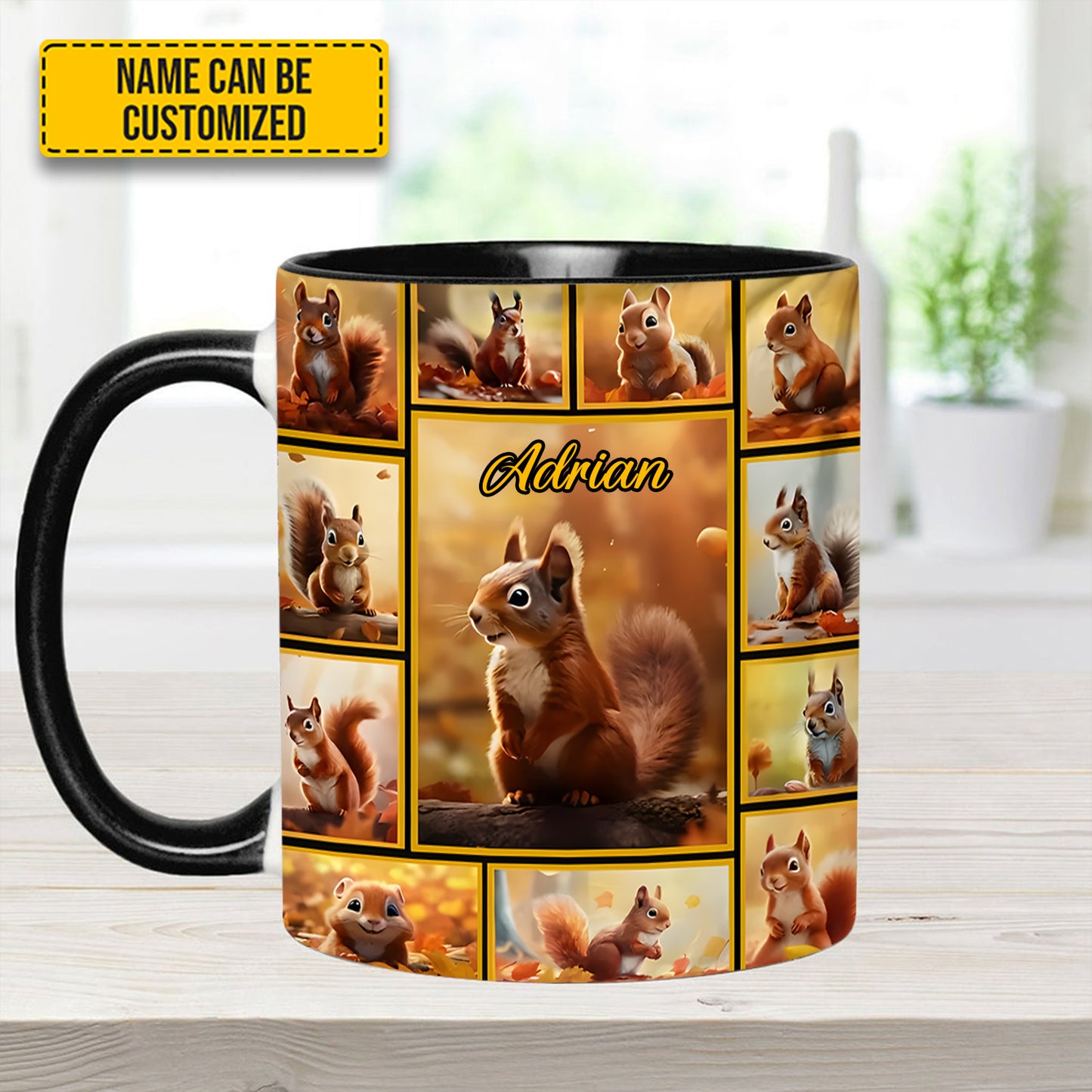 Squirrel Collection - Personalized Accent Mug