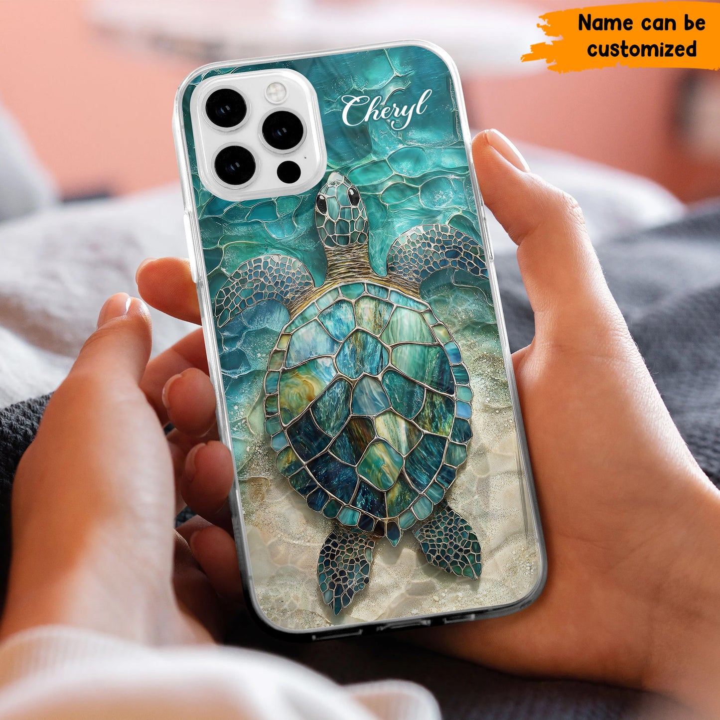 Personalized Sea Turtle Ocean Phone Case