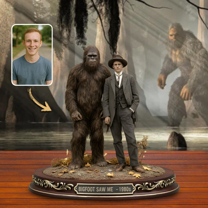 Me & My Hairy Buddy – Personalized Bigfoot Acrylic Plaque