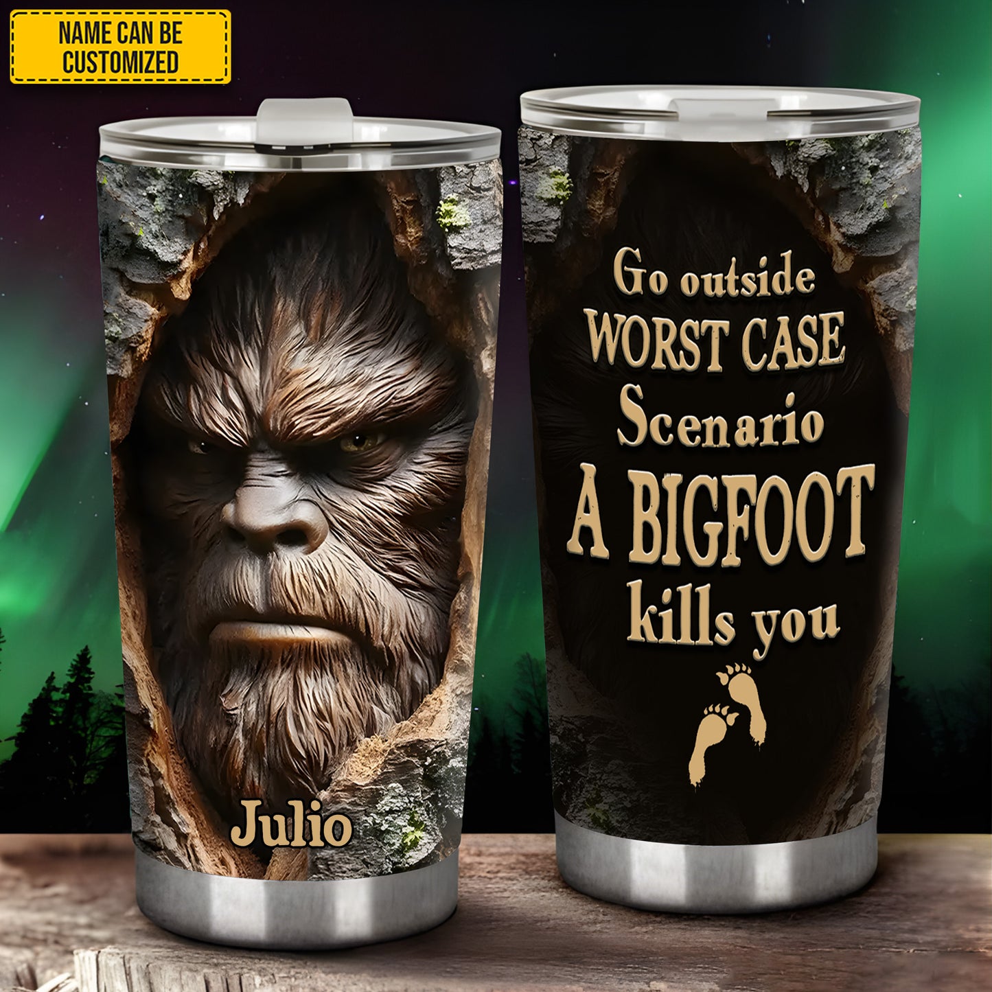 Legendary Bigfoot – Funny Personalized Gift Tumbler