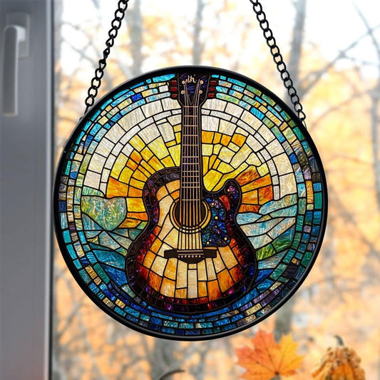 Musical Instrument Stained Glass Suncatcher