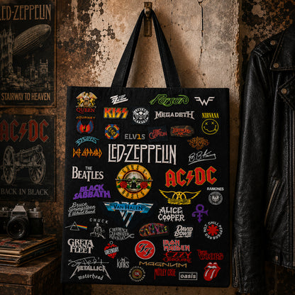 Rock Lovers - Classic Rock  Legends Editions Tote Bag Version 3