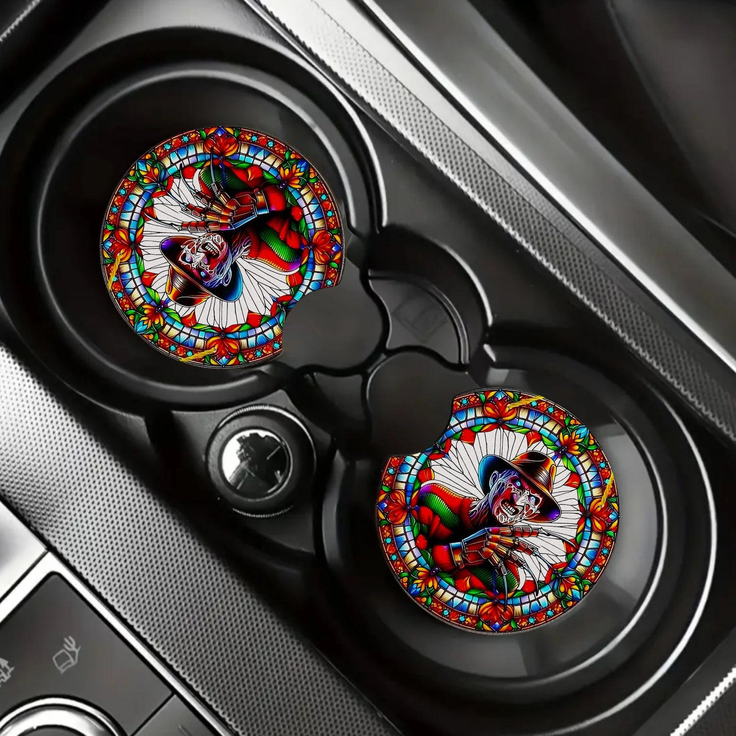 Haunted Night Car Coaster