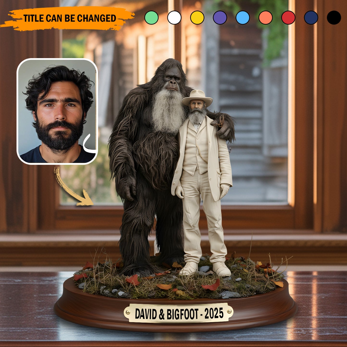 Bigfoot & Me – Personalized Best Friend Acrylic Plaque