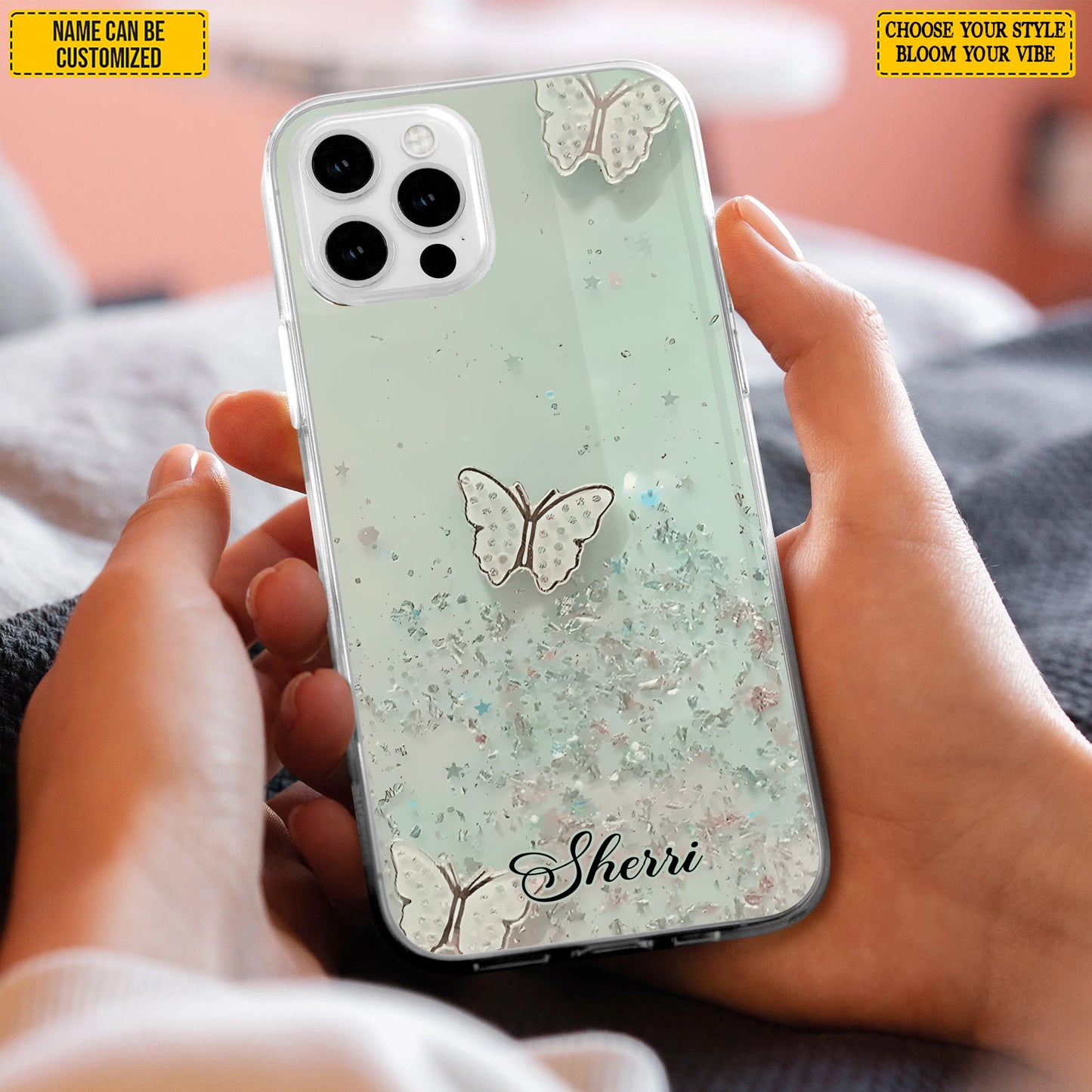 Beautiful Butterfly- Personalized Phone Case