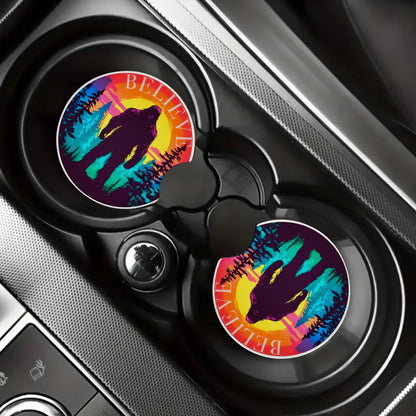 Bigfoot Believe Car Coaster