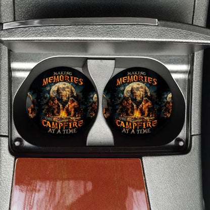 Marking Memories One Campfire Bigfoot Car Coaster
