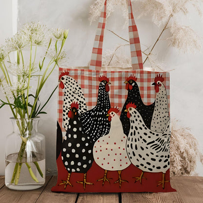 Farmhouse Chicken Tote Bag