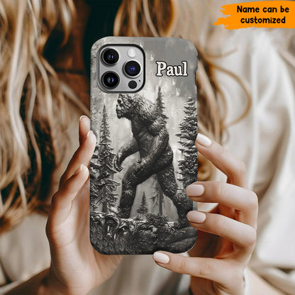 Bigfoot Legend In Trees - Personalized Legend In Trees Phone Case