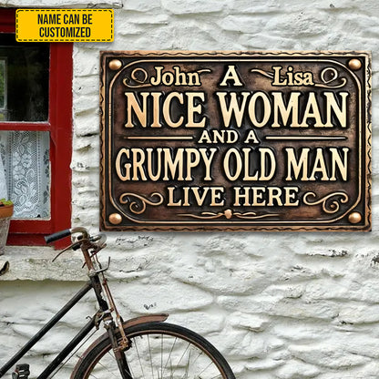 Couple Funny - Personalized Metal Sign