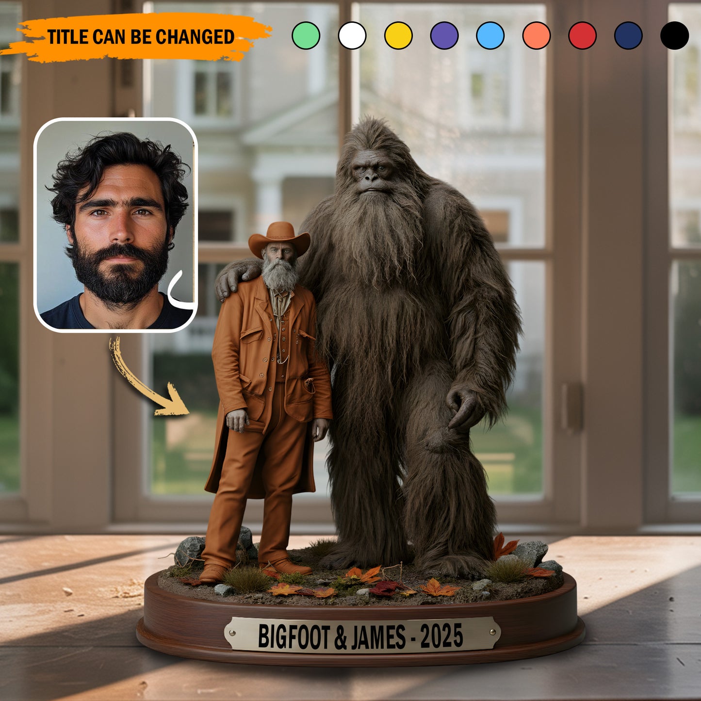 My Legendary Buddy – Personalized Bigfoot Friendship Acrylic Plaque