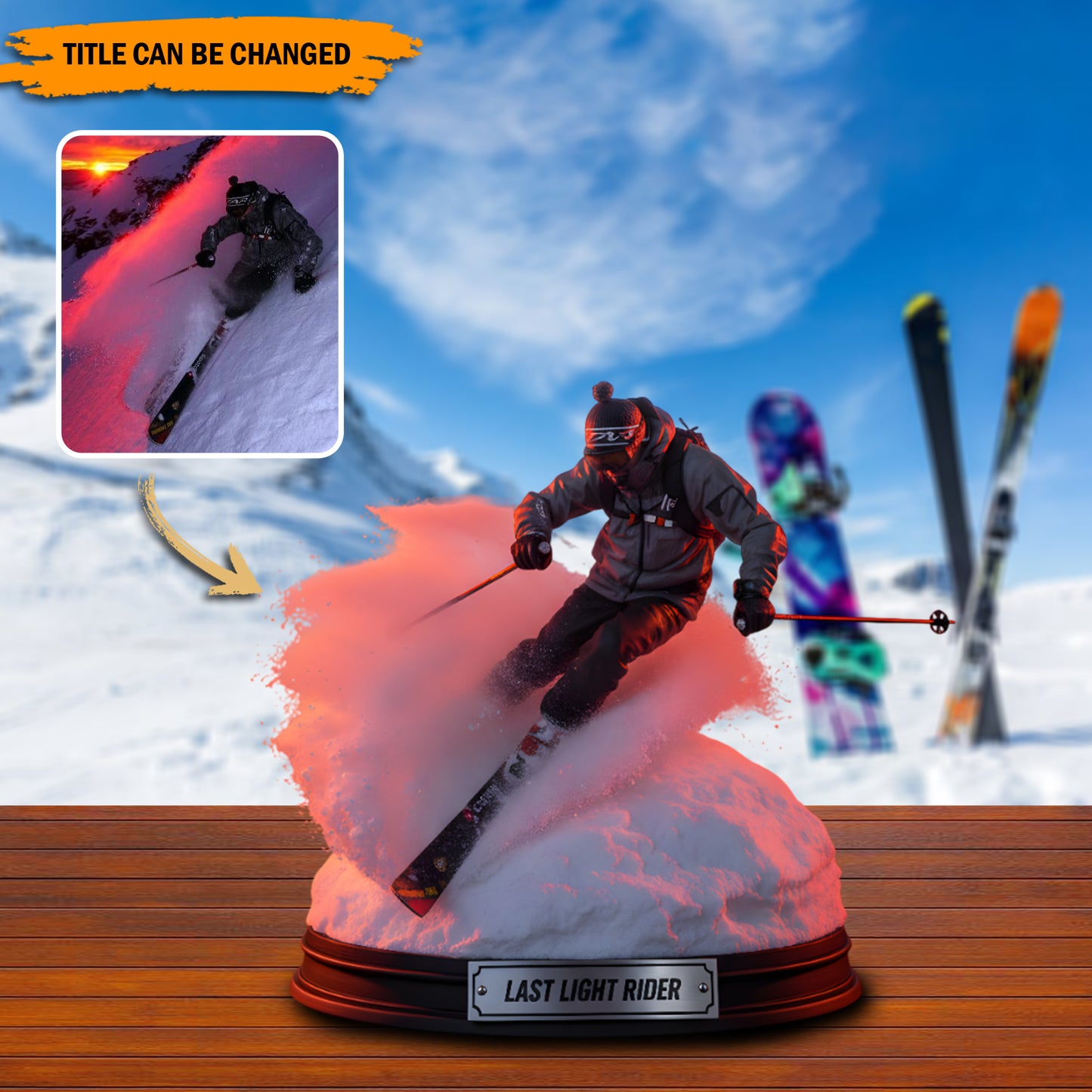 Peak Moments – Personalized Photo Acrylic Plaque