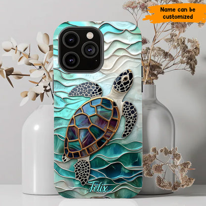 Personalized Sea Turtle Ocean Phone Case
