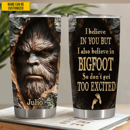 Personalized Sasquatch Face Tumbler