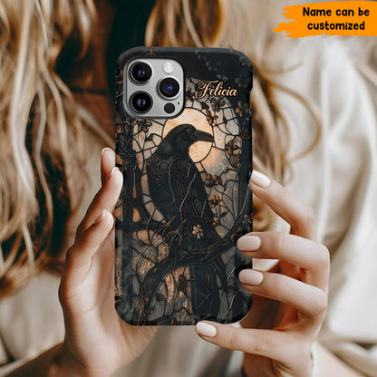 Raven Halloween Phone case, Personalized Raven Phone Case