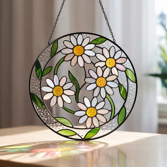 Daisy Flower Window Hanging Acrylic