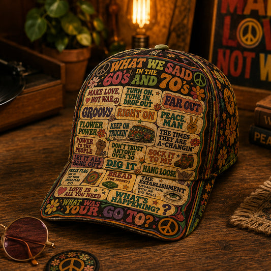 Groovy Dictionary - Personalized Hippie Classic Cap