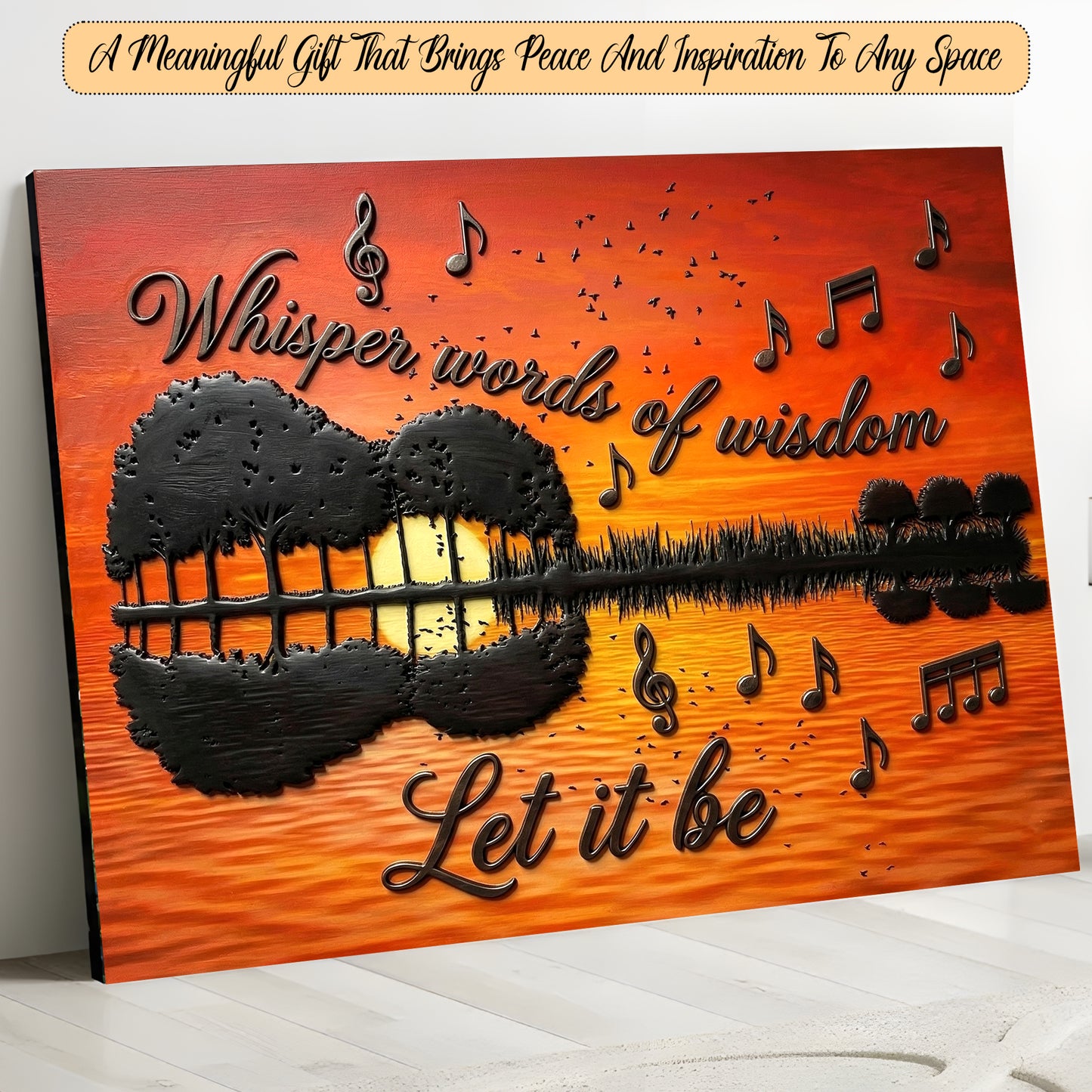 Whisper Words of Wisdom Let It Be Canvas