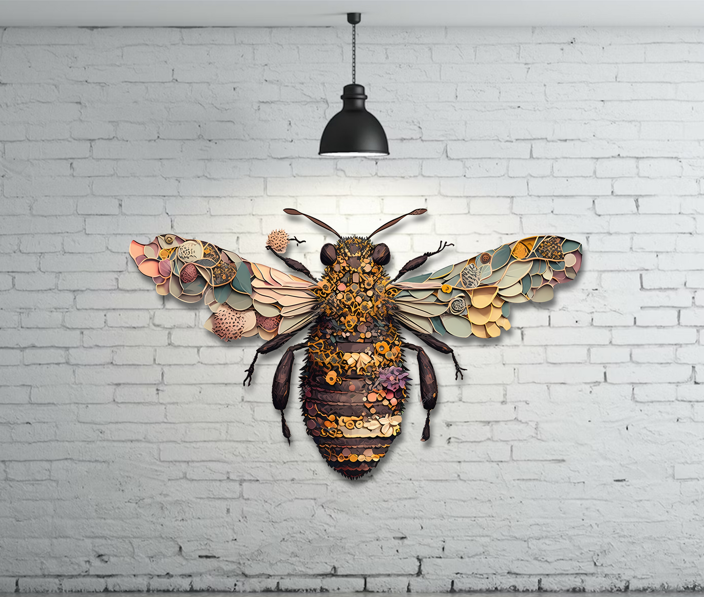 Beautiful Bee Metal Sign - Perfect Gift For Home