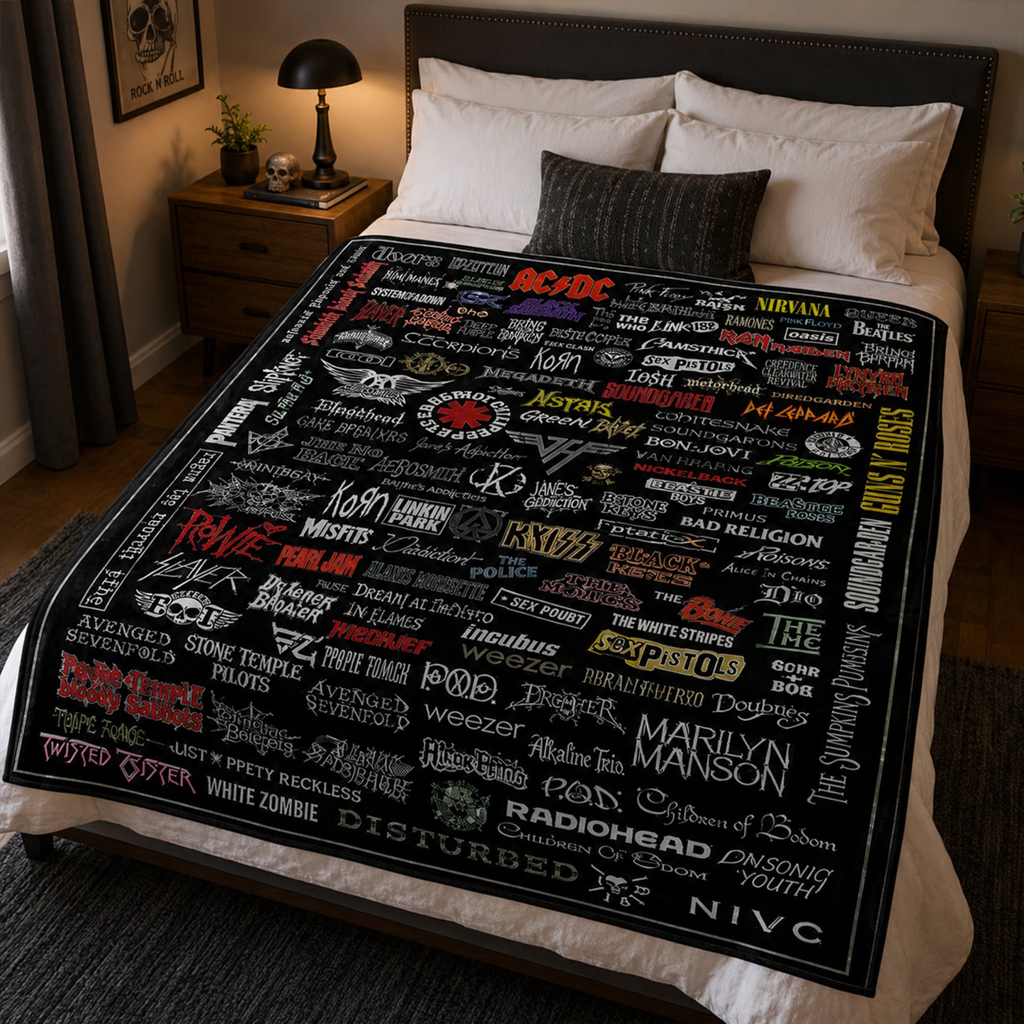 Rock Lovers - Classic Rock Legends Blanket Version 4
