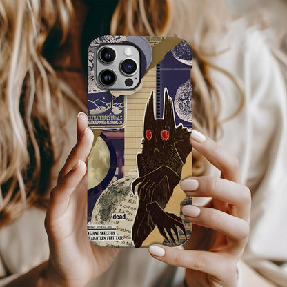Cryptid Files Phone Case – Mothman Evidence Collage