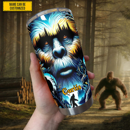 Personalized Vibrant Cartoon Bigfoot Tumbler