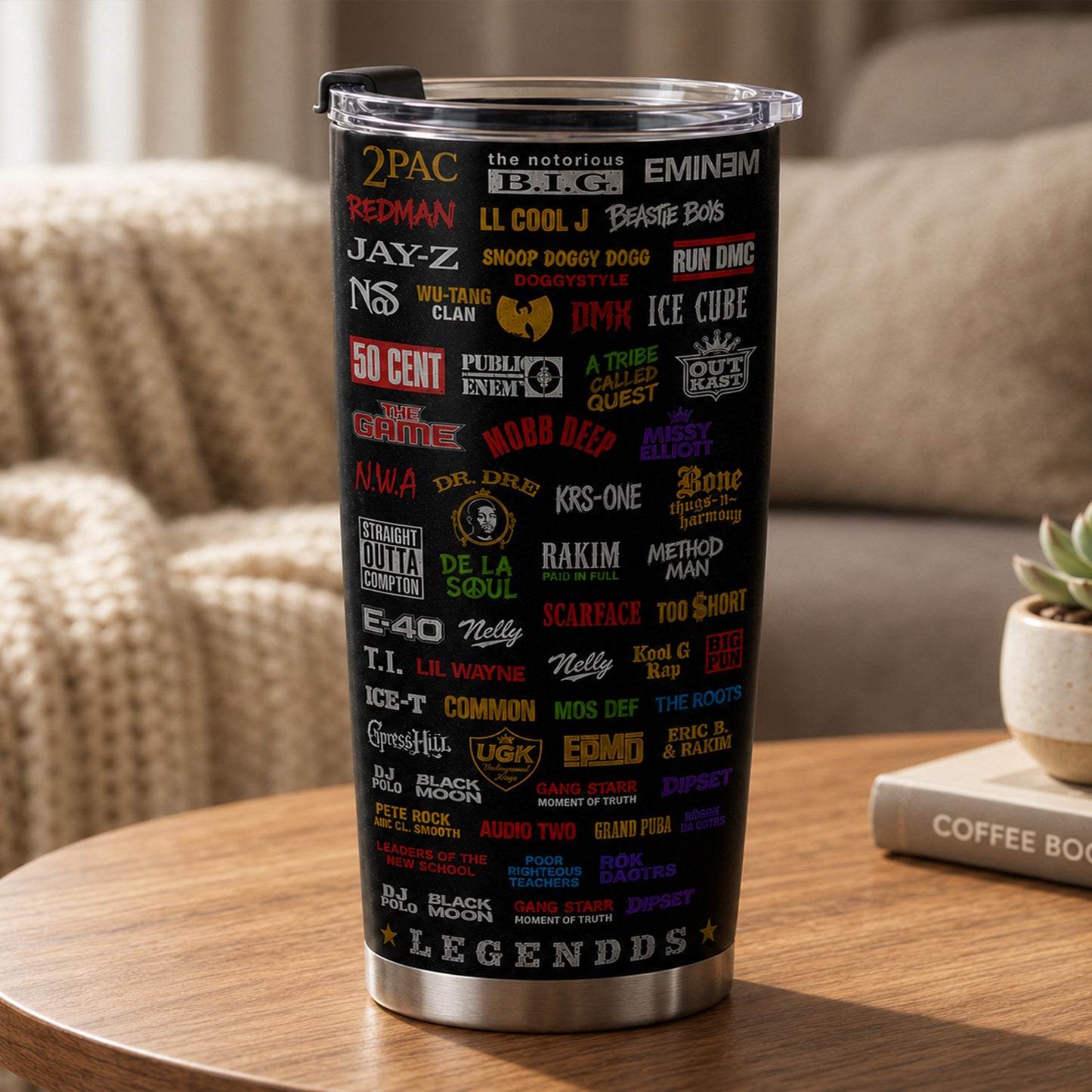 Rap Lovers - Classic Rap Legends Tumbler Version 1