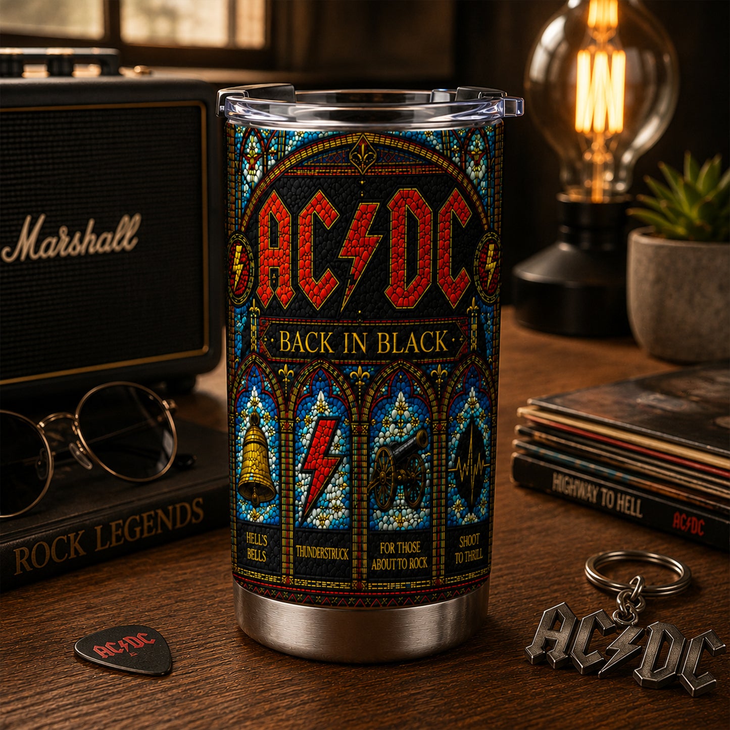 Rock Lovers - Classic Rock Legends AC/DC Tumbler Version 11