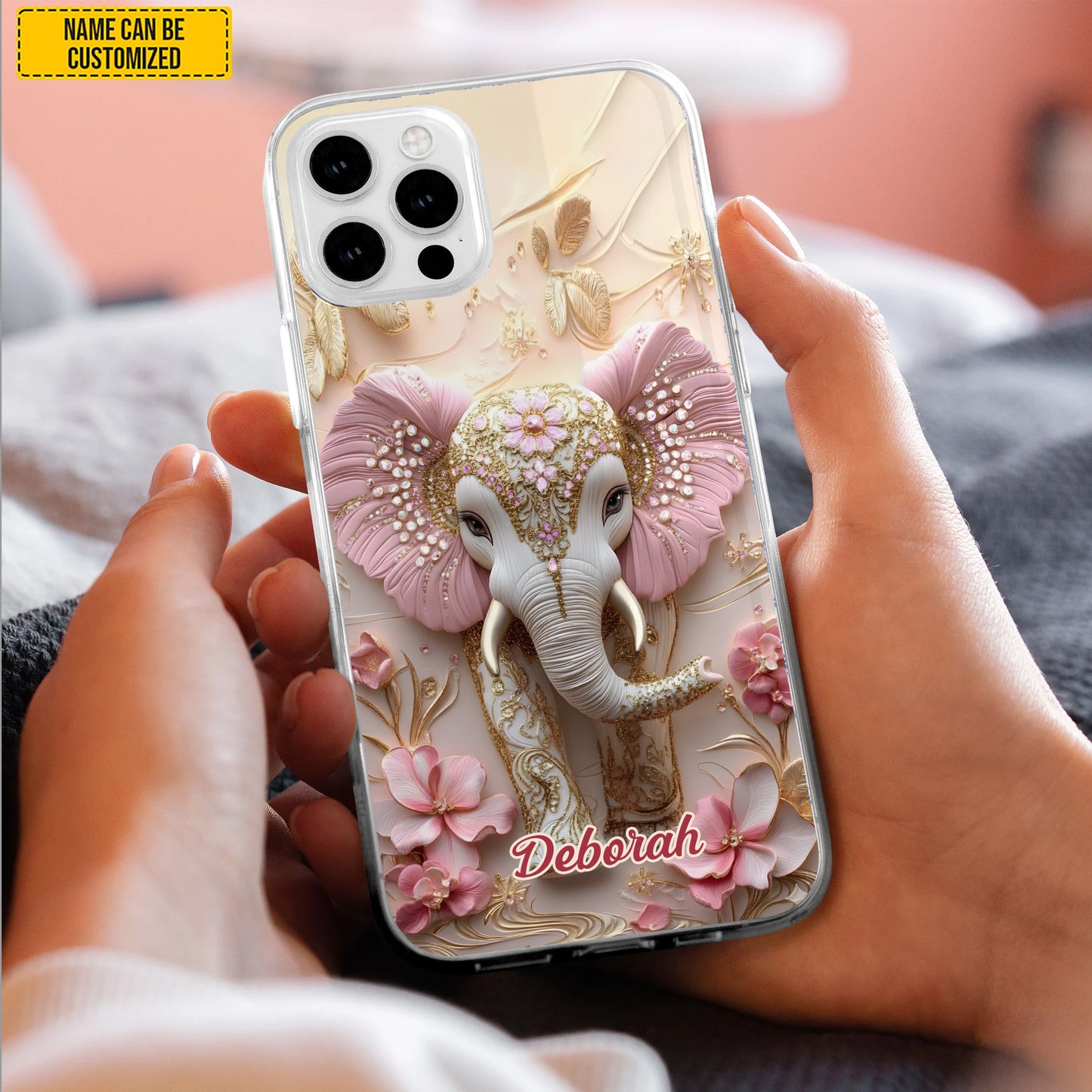 Personalized Elegant Elephant Phone Case