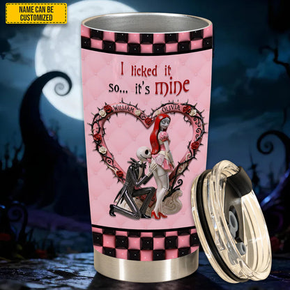 Personalized Gothic Couple Tumbler