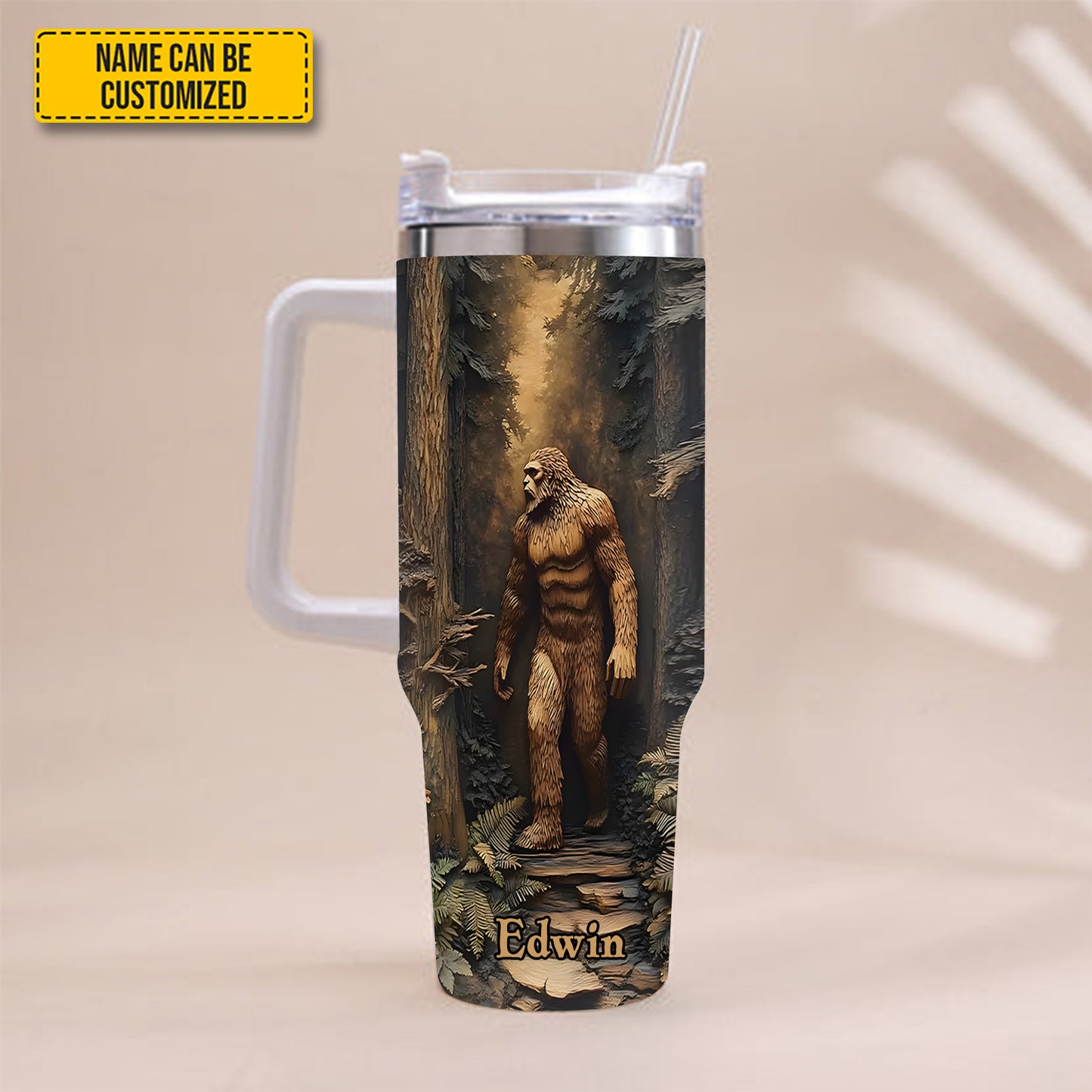 Legend in the Trees – Personalized Sasquatch Tumbler 40oz