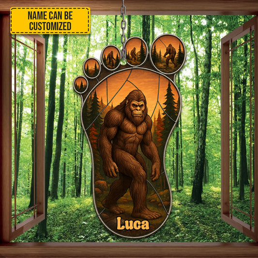 Bigfoot Footprint – Personalized Bigfoot Acrylic Window
