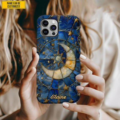 Personalized Moon & Stars Phone Case
