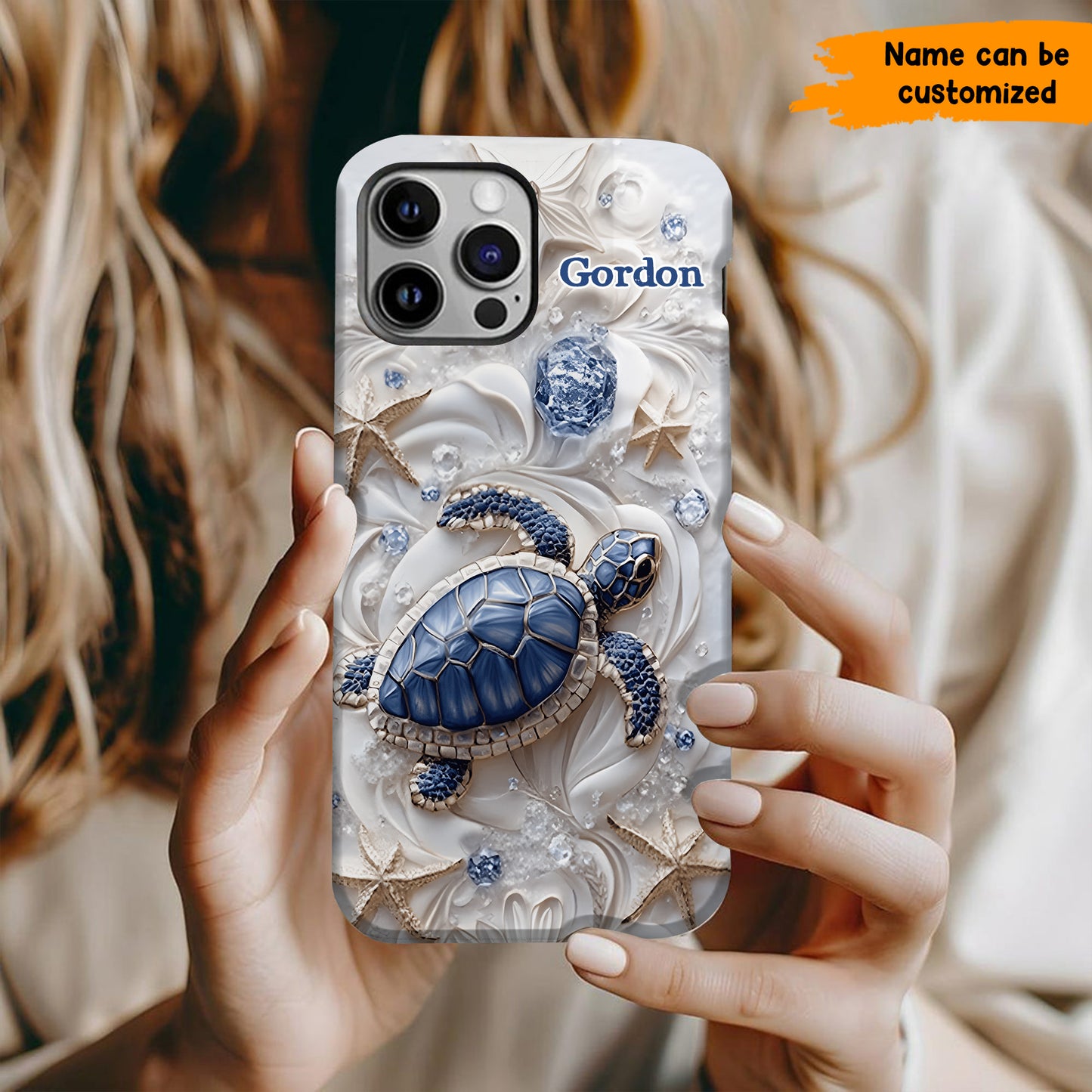 Love Turtle - Personalized Turtle Phone Case