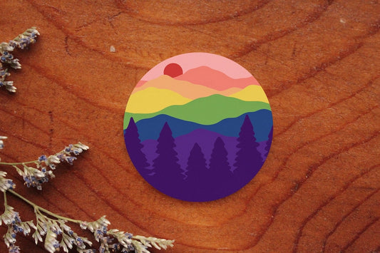 LGBTQ+ Flag Sticker