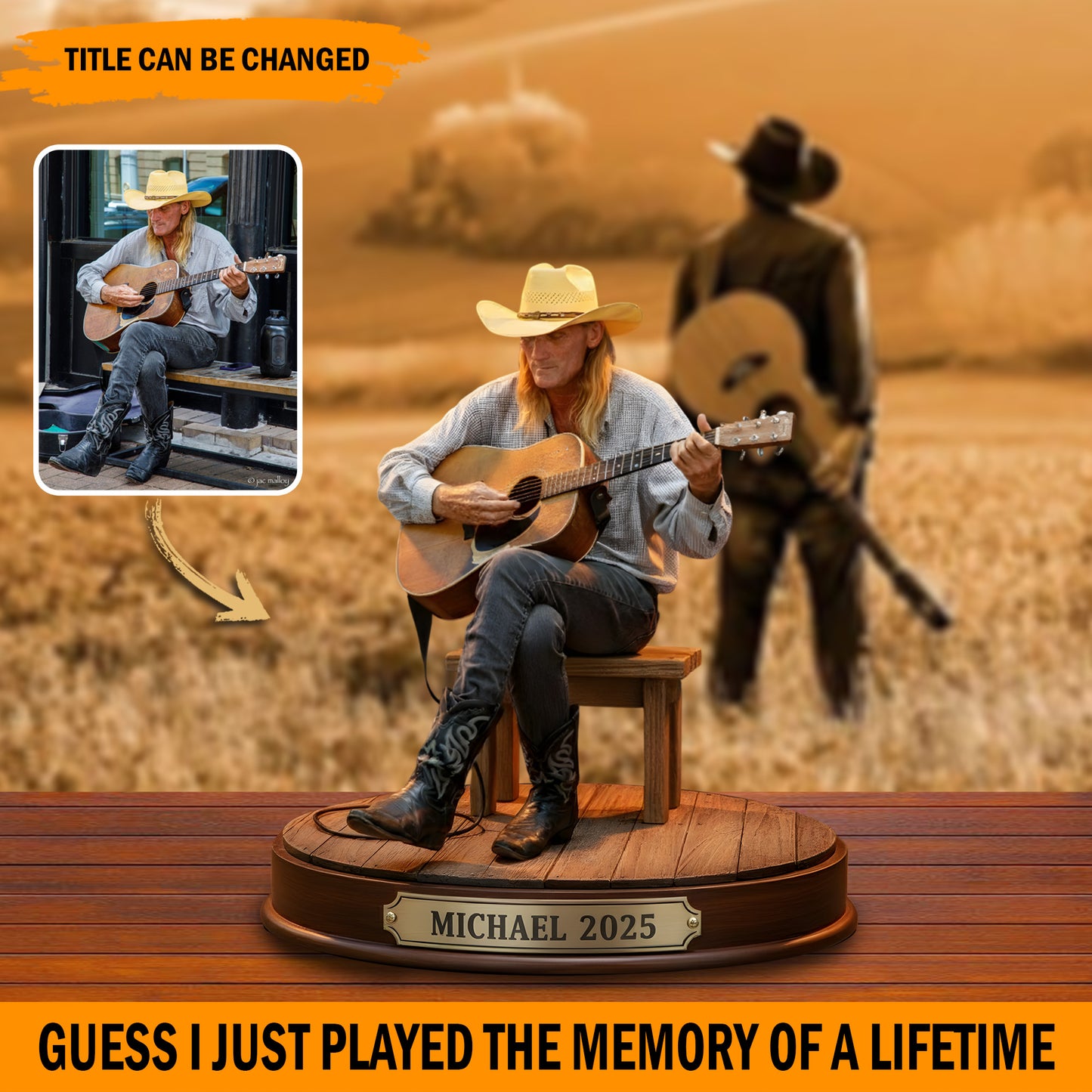 Country Memories – Personalized Photo Acrylic Plaque