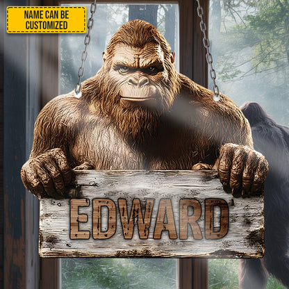 Personalized Bigfoot Acrylic Window