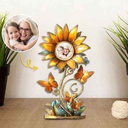 Shine of Hope – Personalized Sunflower Acrylic Plaque
