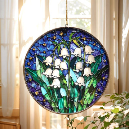 Lily Of The Valley Acrylic Window Hanging