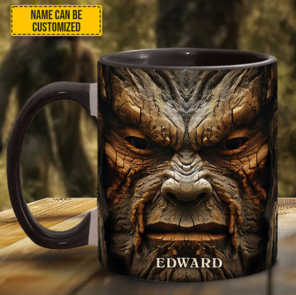 Bigfoot Saw Me - Personalized Bigfoot Accent Mug