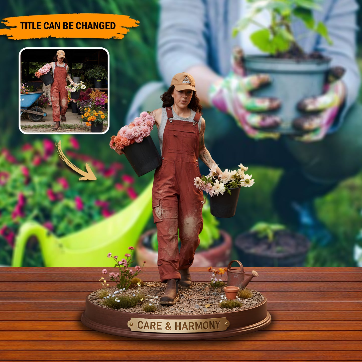 Garden of Moments – Personalized Gardening Acrylic Plaque